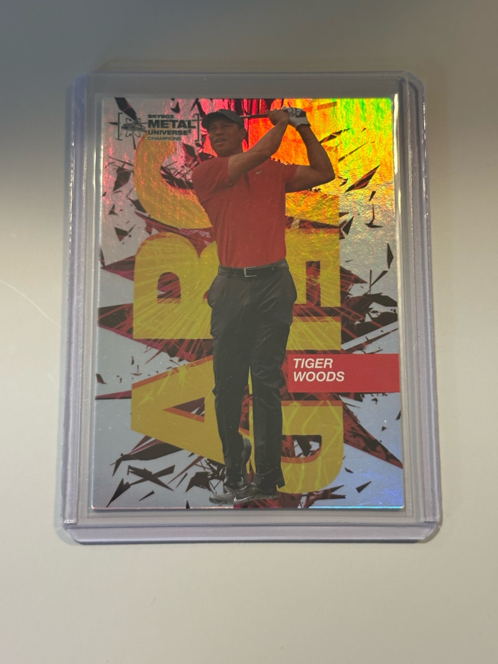 Skybox Tiger Woods trading card